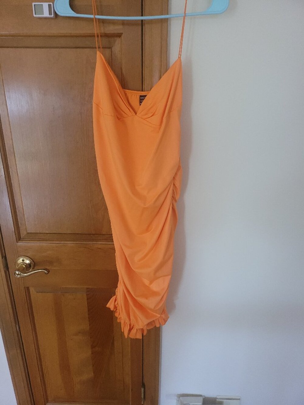 Orange stylish Mini dress Party/photoshoot